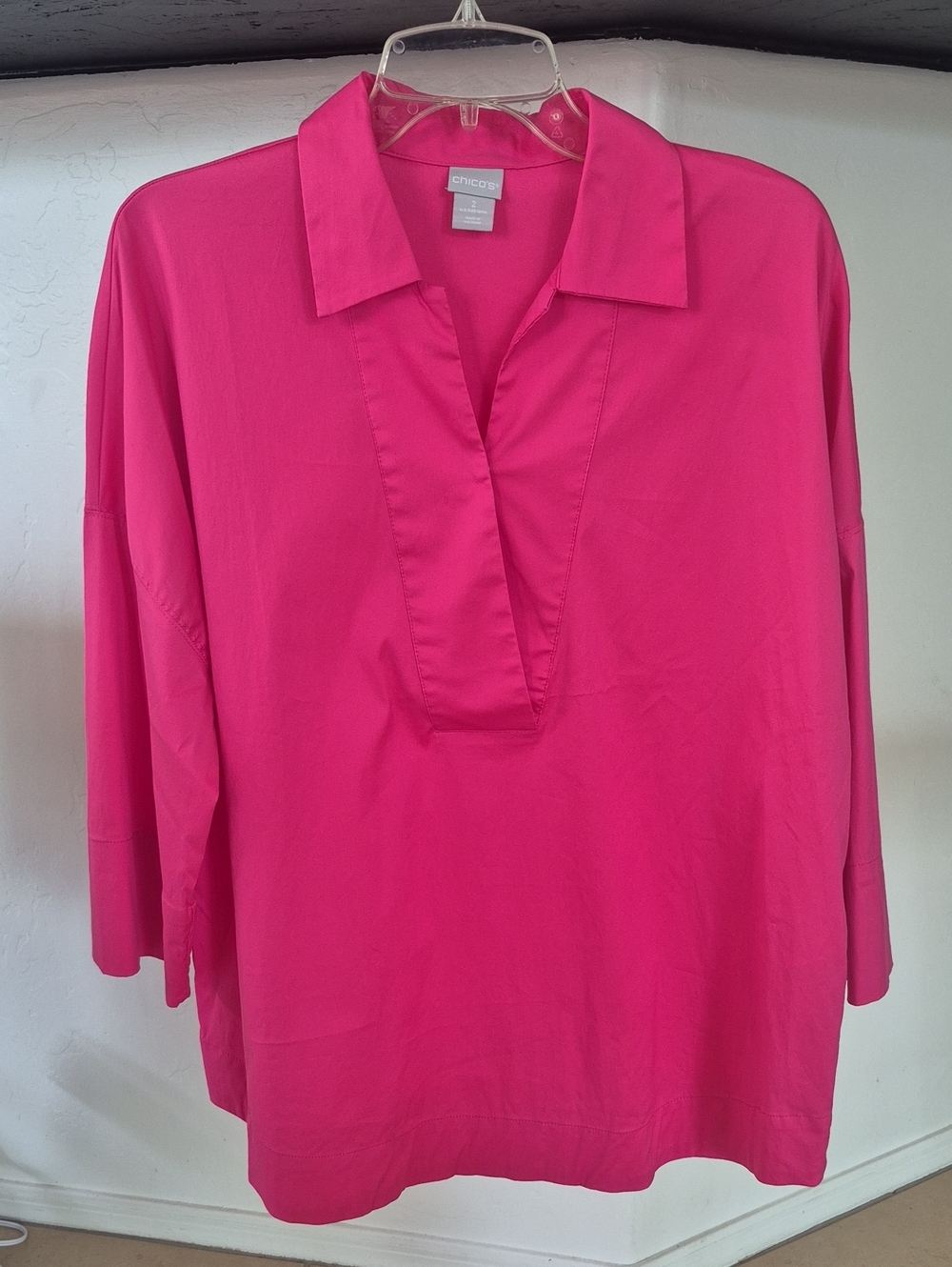 Chicos Pink Top SZ 2